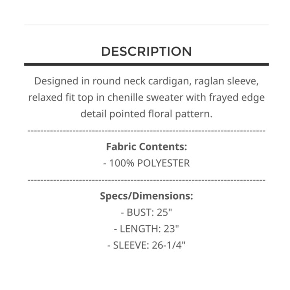 POL. Embroidered Cardigan with Frayed Edges - Picture 6 of 6